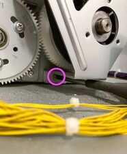The bottom screw can be difficult to reach.